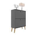Ver imagem 1 de Sapateira Mudy Cinza - Móveisaqui Moveisaqui