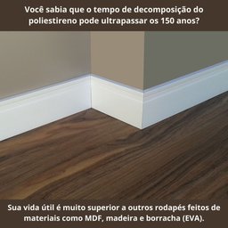 Rodapé Poliestireno 10 cm altura RF113 - 6