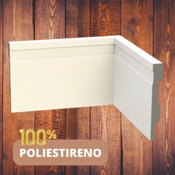 Rodapé Poliestireno 10 cm altura RF113 - 3