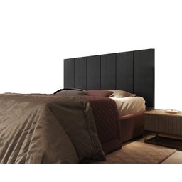 Cabeceira Cama Box Solteiro 0,88 Flora:preto - 1