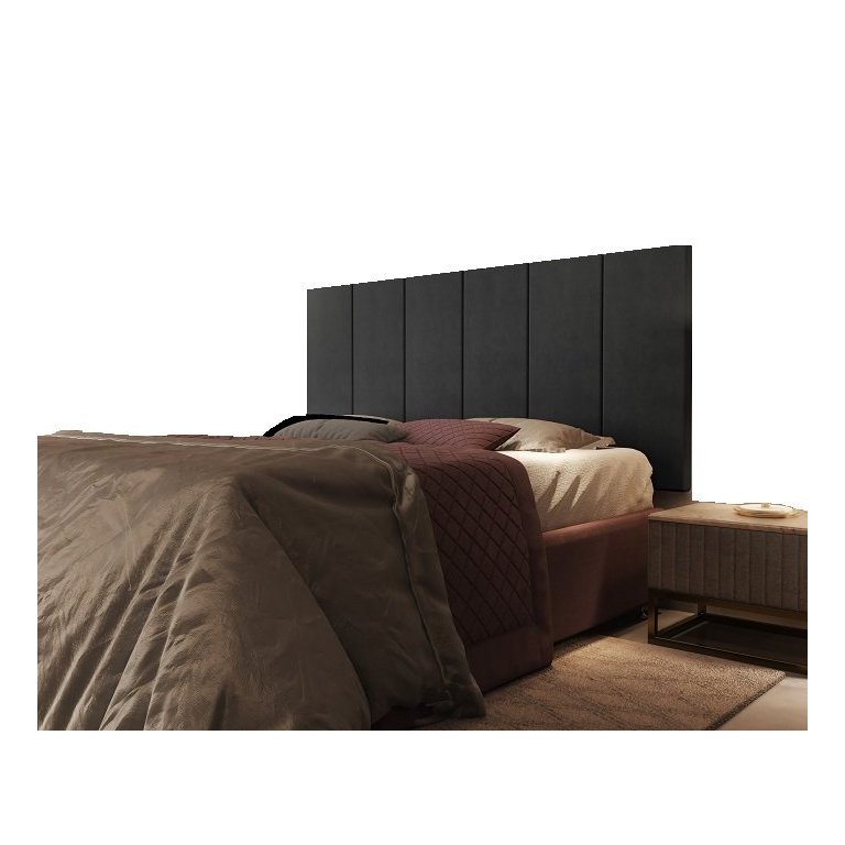 Cabeceira Cama Box Solteiro 0,88 Flora:preto
