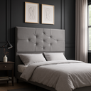 Ver imagem 2 de Cabeceira Cama Box Queen 195 Cm Virgínia:cinza