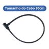 Trava Cadeado para Bicicleta C/chave 80cm Eda 9yj - 3