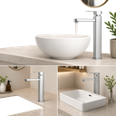 Ver imagem 4 de Torneira de Banheiro Monocomando Aço Inox Cromado Bica Alta