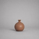 Ver imagem 1 de Vaso Maia Médio Decorativo de Cerâmica para Sala e Mesa Mocha Mousse