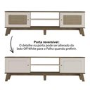 Ver imagem 7 de Conjunto Sala Rack P/ Tv até 75", Buffet Aparador 1 Porta, Mesa de Apoio Charlotte Pinho/off White