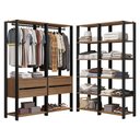Ver imagem 3 de Guarda-roupa Closet Modulado Valencia 4 Gavetas 358cm Madesa 03