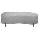 Ver imagem 3 de Puff Recamier Orgânico Maitê 1,38m para Quarto Loja Bouclê Cinza Sofa Store