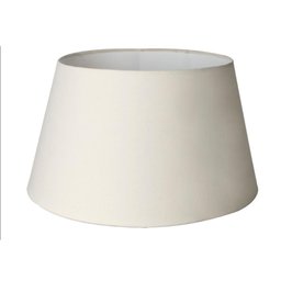 Cupula Abajur Luminaria Conica de Tecido Algodão Soquete Nacional Ref 78 Cor Bege - 1