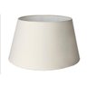 Cupula Abajur Luminária 25x30x40cm Cônica Grande de Tecido Algodão Soquete Nacional Cor Bege Ref 78 - 2