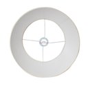 Ver imagem 3 de Cúpula Clássica Abajur 25x30x40cm Grande de Tecido Algodão Soquete Nacional Ref 78