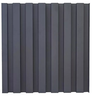 Cabeceira Ripada King Barra Painel Modular em MDF 198x90cm:Cinza - 1