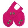 Jogo de Tapete para Banheiro de Croche 3 Peças Pink - 6