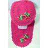 Jogo de Tapete para Banheiro de Croche 3 Peças Pink - 4
