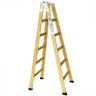 Escada de Madeira Pintor com Sapata - ESCADAS SEGURANÇA - 1