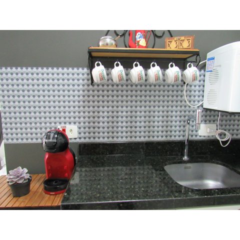 Papel de Parede Autocolante Adesivo 45cm x 5m Lavável (3 Rolos) Cobertura = 6 m2