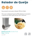 Ver imagem 2 de Ralador de queijo acessório anodilar moedor supermix 3064