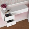 Penteadeira Camarim Suspensa 2 Gavetas Maria Branco - Panorama Móveis - 2
