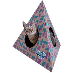 Toca Interativa p/Gatos Pet Games Piramicat Lilás e Verde - Fúcsia - 1