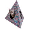 Toca Interativa p/Gatos Pet Games Piramicat Lilás e Verde - Fúcsia - 1