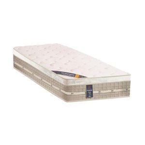 Colchão Box Solteiro Castor Premium Tecnopedic One Face Bege 78x188x30