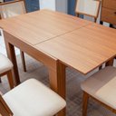 Ver imagem 5 de Mesa de Jantar Tampo Extensível C/ 6 Cadeiras Dream 100% Mdf Cor:freijó com Cesare Claro