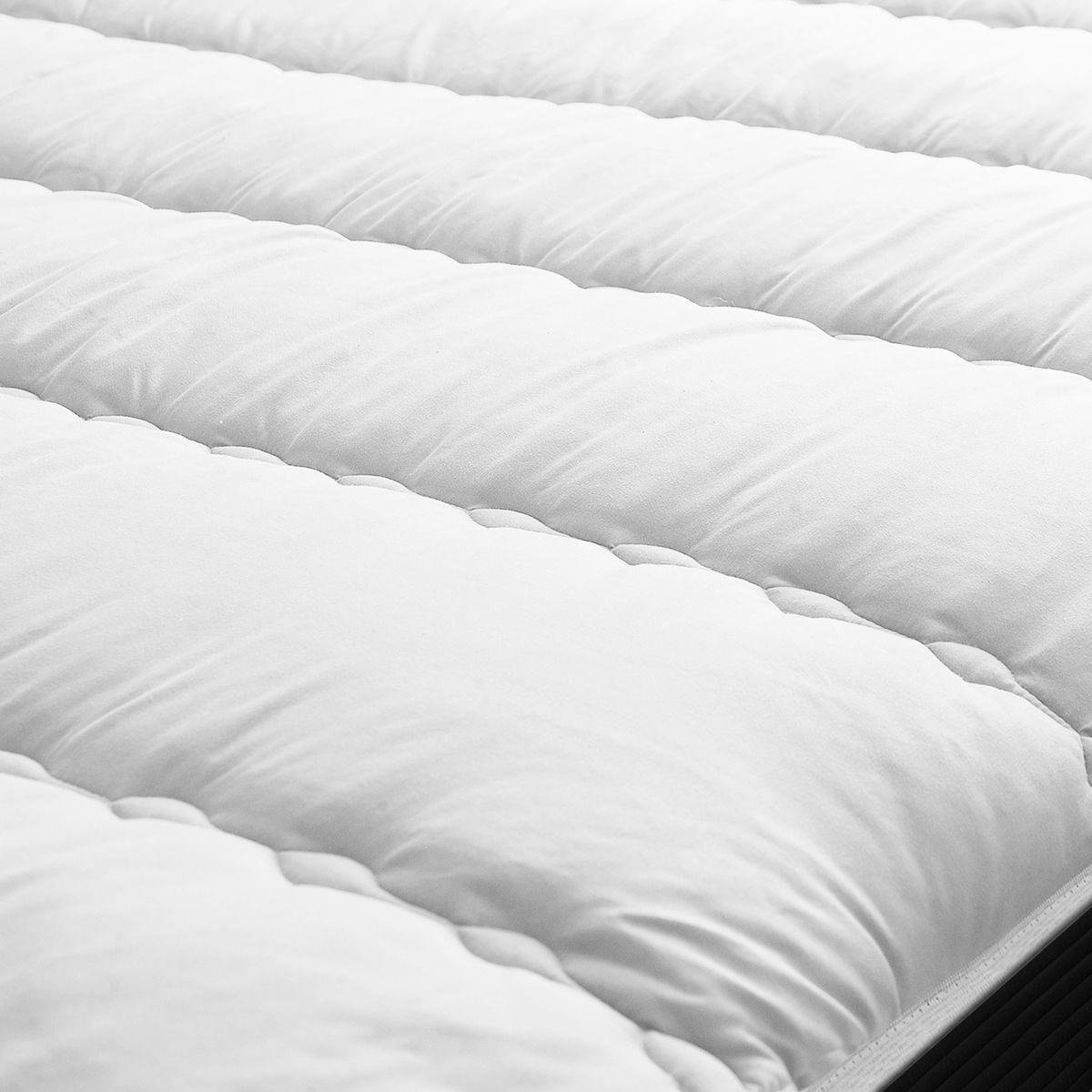 Pillow Top Casal Cloud 138x188cm Poliéster Branco Pilow MadeiraMadeira