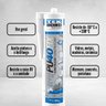 4 Adesivo Multiuso Pu40 Fix Selante Cinza Tekbond 387G 280Ml - 3