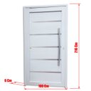 Ver imagem 3 de Porta Pivotante Premium PVC TECPLUS100 216 x 100 D.Brimak
