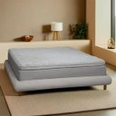 Ver imagem 5 de Base Cama Box Quarto de Casal 153cm Orgânica Napoli Bouclê Cinza Claro