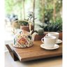 Bandeja em Madeira Decorativa para Café Linha Nexo 50x30cm - Corten - 1