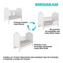 Ver imagem 3 de Kit Berço Peroba Elô Branco com Colchao Orthoflex Infantil