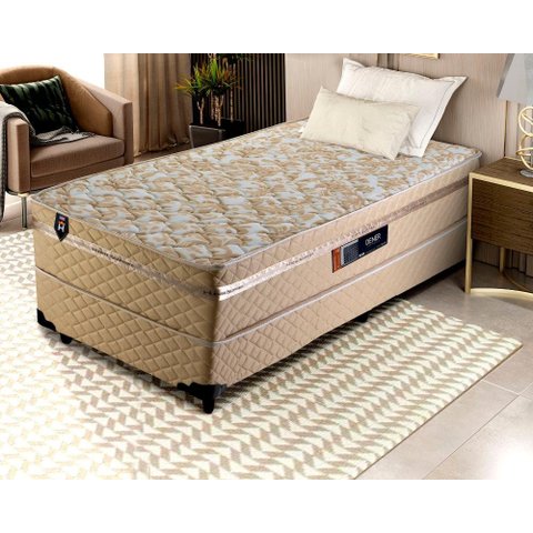 Conjugado Solteiro Dener D28 Ortopédico 88x188x53 Bege