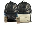 Ver imagem 7 de Mochila de Costas Juvenil Adulto Ecológica Hayup Clio Style:preto e Branco