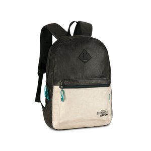 Mochila de Costas Juvenil Adulto Ecológica Hayup Clio Style:preto e Branco