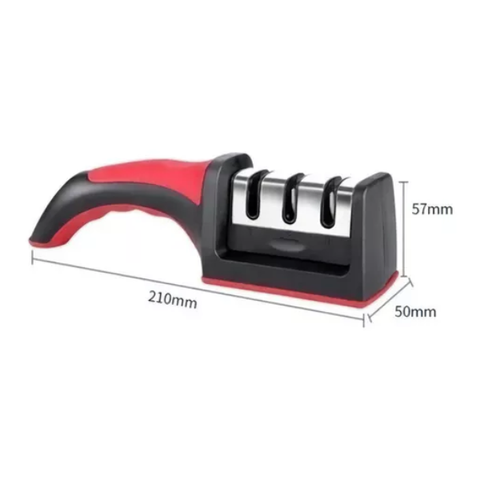 Afiador de Facas Plástico Top Util com Lâmina em Aço Inox