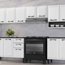 Ver imagem 5 de Armário de Cozinha Aéreo Itatiaia Aço 2 Portas Geladeira New Premium Branco Neve