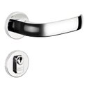 Ver imagem 1 de Fechadura Icaro Externa Roseta Redonda Cromada 40mm Ros22 (40x53 Oval Py53) Soprano