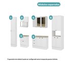 Ver imagem 5 de Cozinha Milla 12 Portas 5 Gavetas MDF 290cm Branca Móveis Carraro