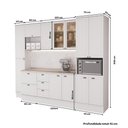 Ver mais imagens de Cozinha Milla 12 Portas 5 Gavetas MDF 290cm Branca Móveis Carraro