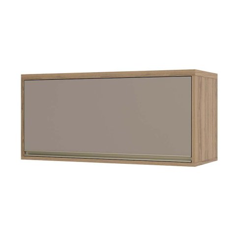 Armário Aéreo 80 Cm 1 Porta Basculante Mel Luciane Móveis