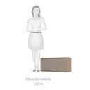 Ver imagem 3 de Armário Aéreo 80 Cm 1 Porta Basculante Mel Luciane Móveis