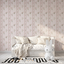 Ver imagem 5 de Kit 10 Metros - Papel de Parede Adesivo Floral Vertical Decoração para Quartos