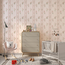 Ver imagem 7 de Kit 10 Metros - Papel de Parede Adesivo Floral Vertical Decoração para Quartos