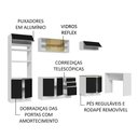 Ver imagem 5 de Armário de Cozinha Completa 315cm Branco/Preto Glamy Madesa 01