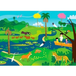 Quebra Cabeça Gigante - Bichos do Pantanal - 4