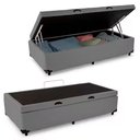 Ver imagem 4 de Base Box Bau Solteiro Sintetico Premium Santo Box 47x88x188:cinza