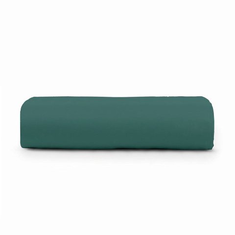 Lençol Avulso Egipicio Casal Micropercal 600 Fios Macio sem Elástico - Verde Musgo