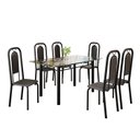 Ver imagem 2 de Conjunto de Mesa Tubular com 6 Cadeiras Lara Preto