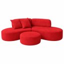 Ver imagem 2 de Sofá Virgínia 3m Estofado Suede Moderno Confortável Luxo